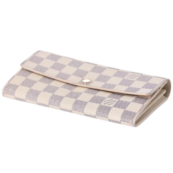 Louis Vuitton Sarah NM2 Long Wallet N61735 Damier Azur - Picture 3 of 6